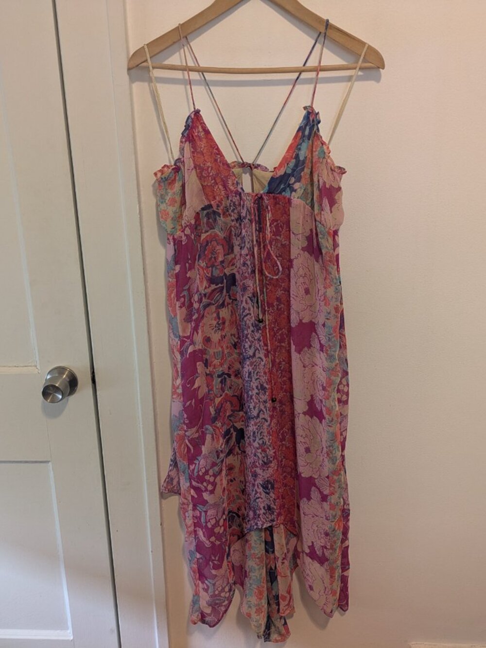Free People Pink All The Pretty Things Tunic Slip Dress - Picture 2 of 16